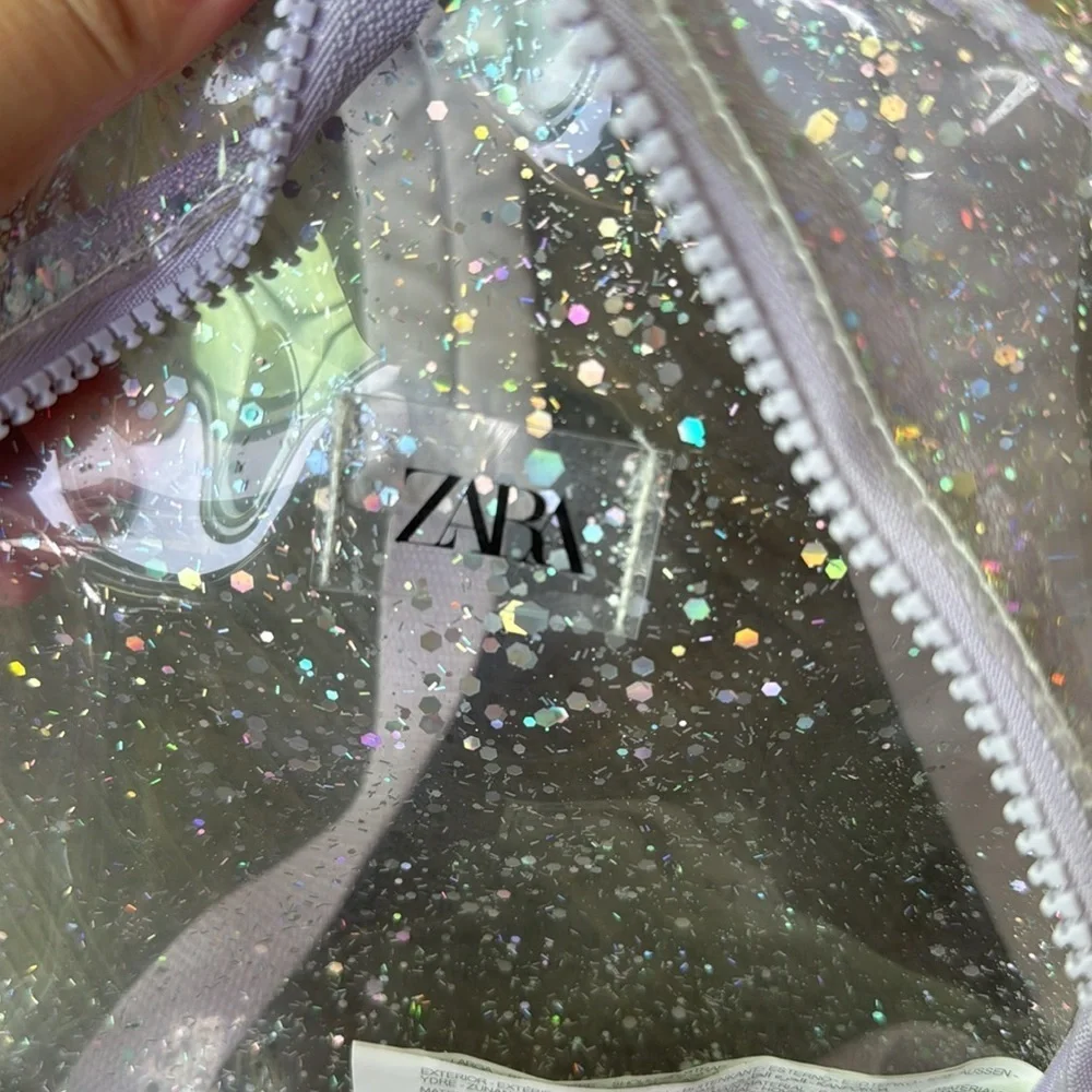 Zara Kids VINYL BACKPACK - Purple